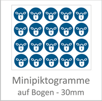 Minipikogramme DIN ISO 7010